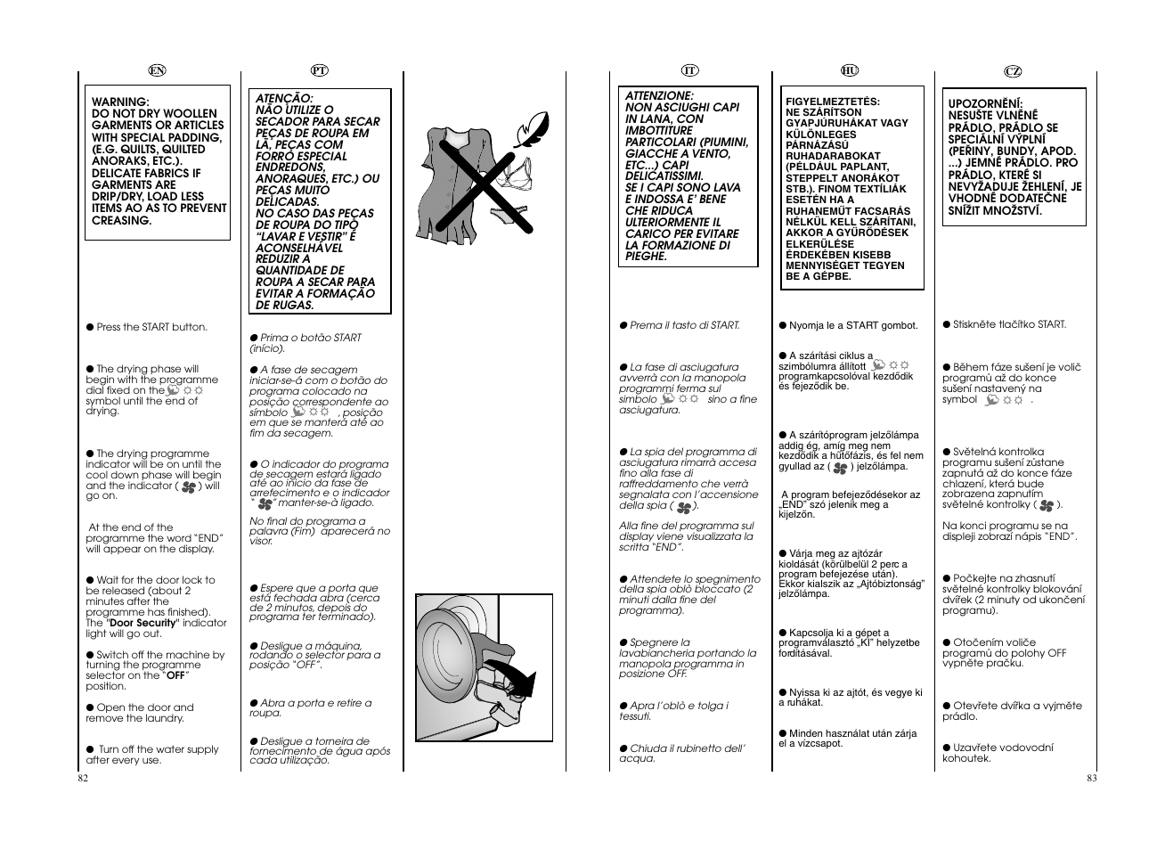 Candy EVOW 4963D-S User Manual | Page 42 / 53