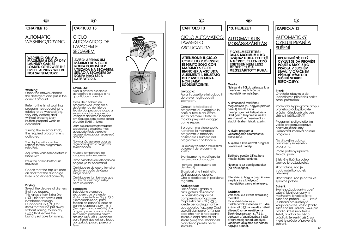 Candy EVOW 4963D-S User Manual | Page 43 / 53