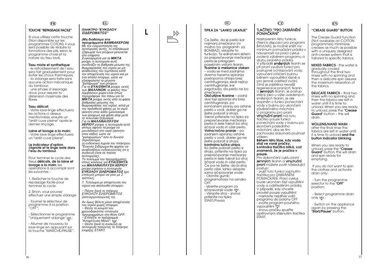 Candy GO 1462D__1-36S User Manual | Page 19 / 41