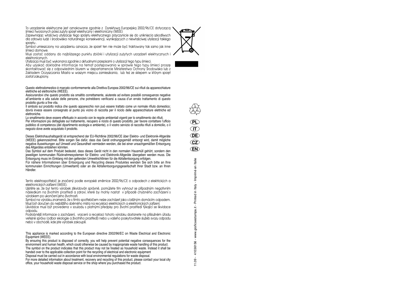 Candy GO F108__L1-S User Manual | Page 41 / 41