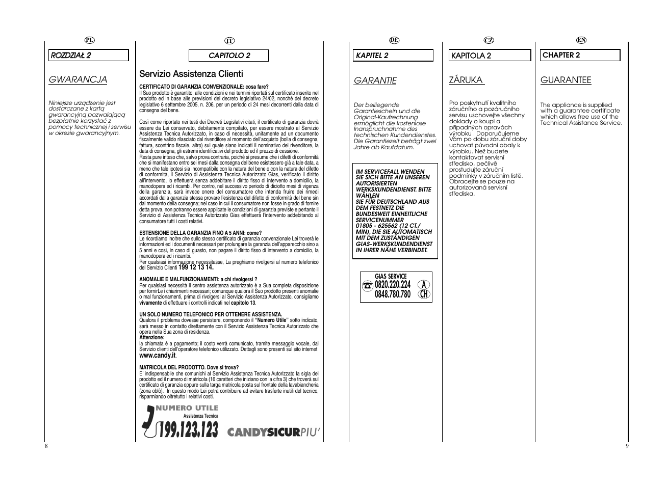 Candy GO F108__L1-S User Manual | Page 5 / 41