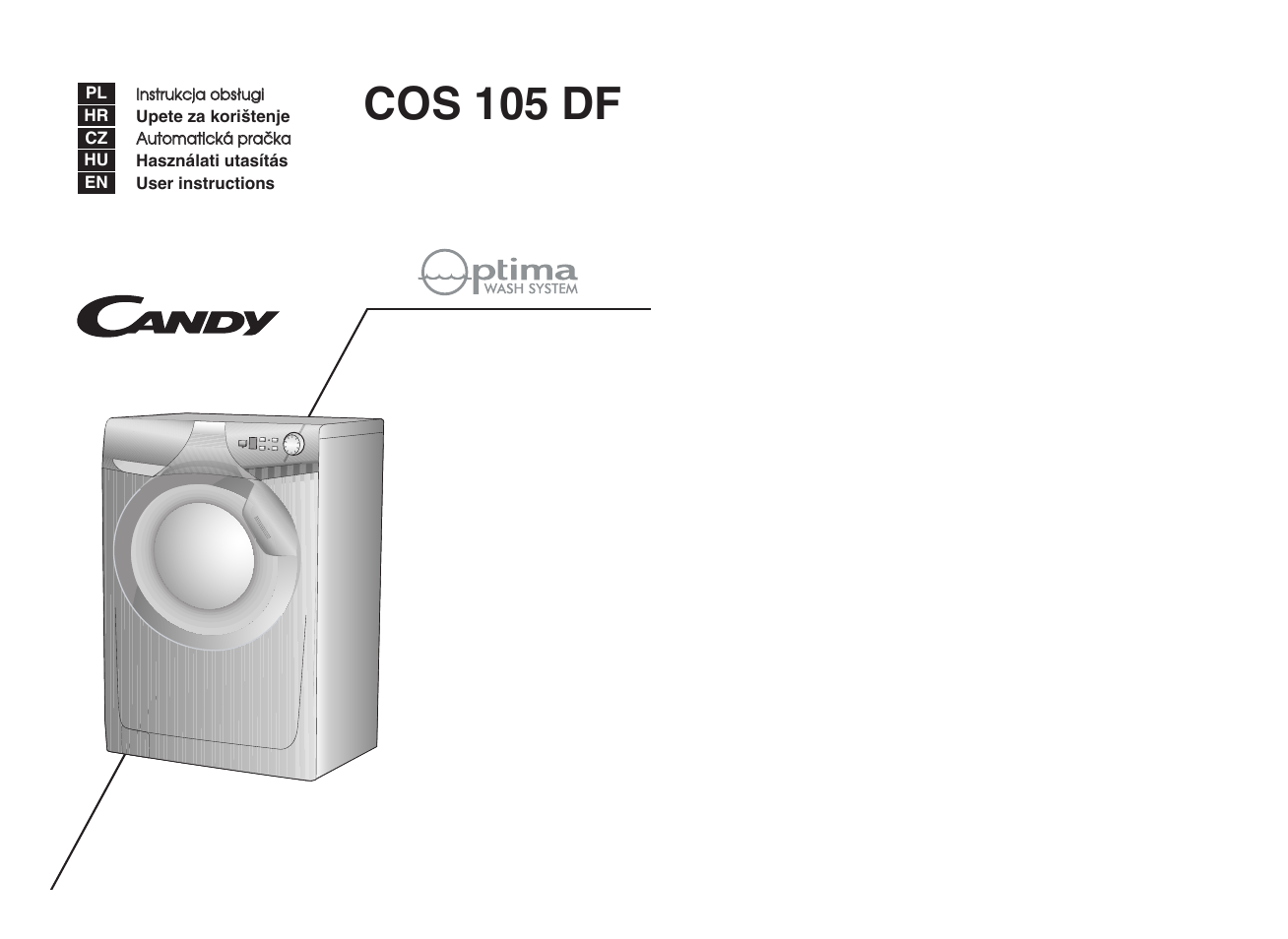 Candy COS 105DF-16S User Manual | 41 pages