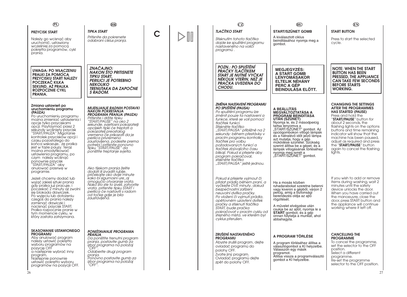 Candy COS 105DF-16S User Manual | Page 14 / 41
