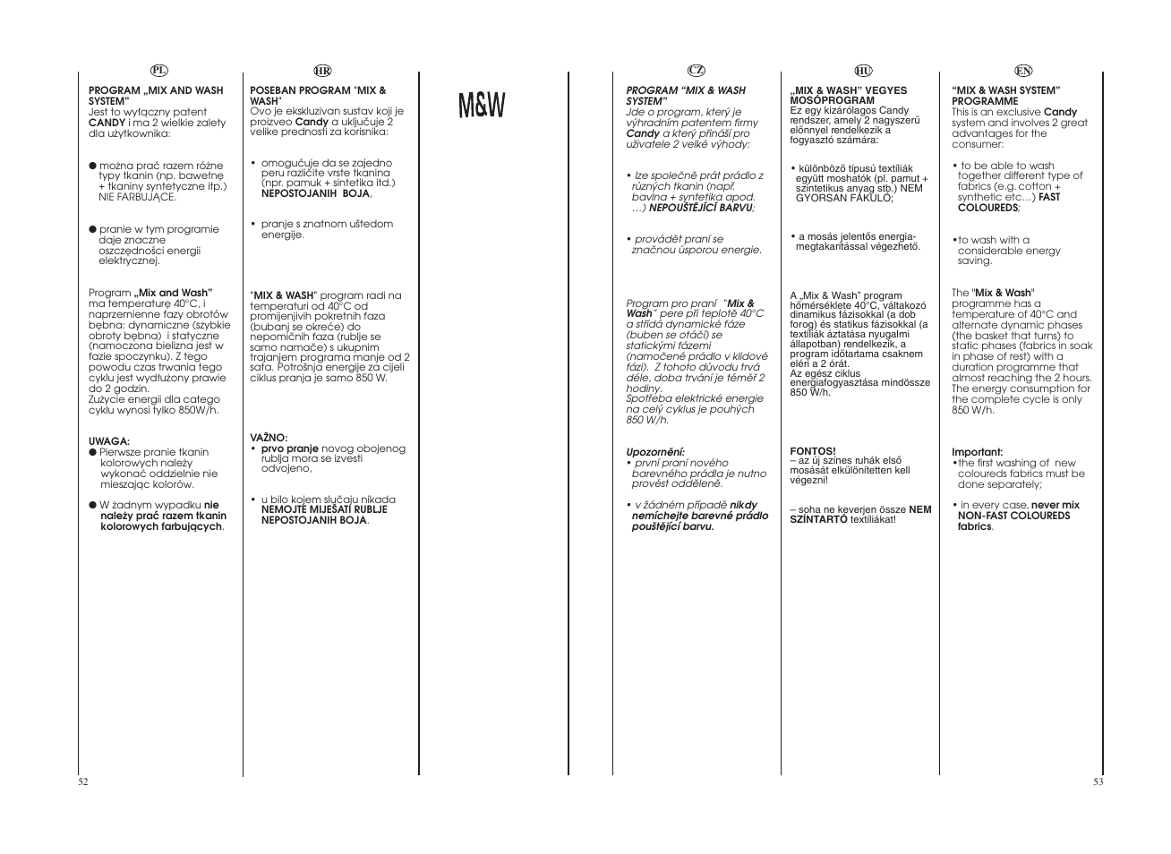 Candy COS 105DF-16S User Manual | Page 27 / 41