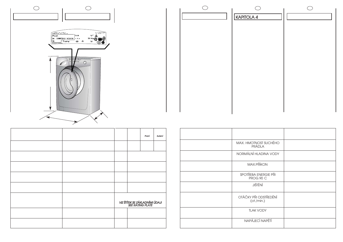 Candy GO W485D-47 User Manual | Page 8 / 53