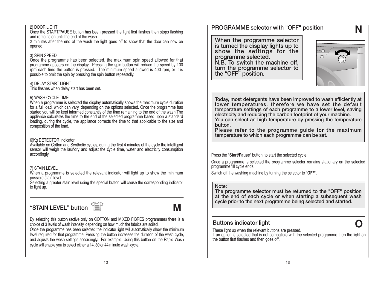 Candy GO 1282D-UK User Manual | Page 7 / 17