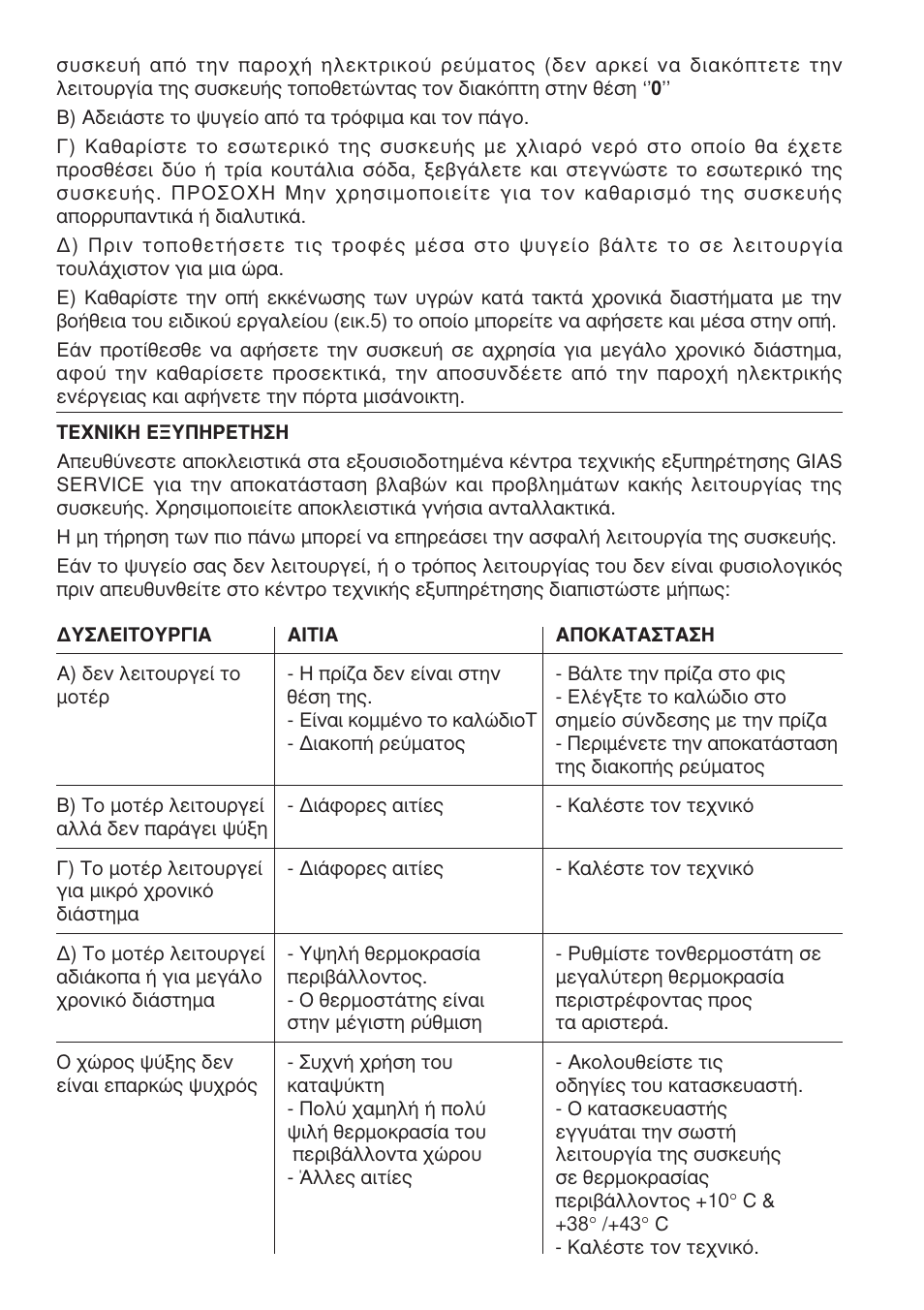 Candy CPD 401 FVX User Manual | Page 63 / 67