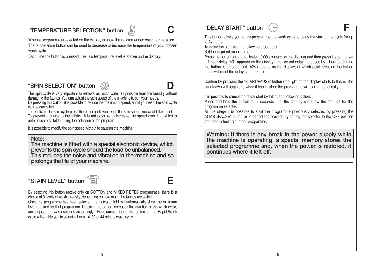 Candy GO L User Manual | Page 5 / 17