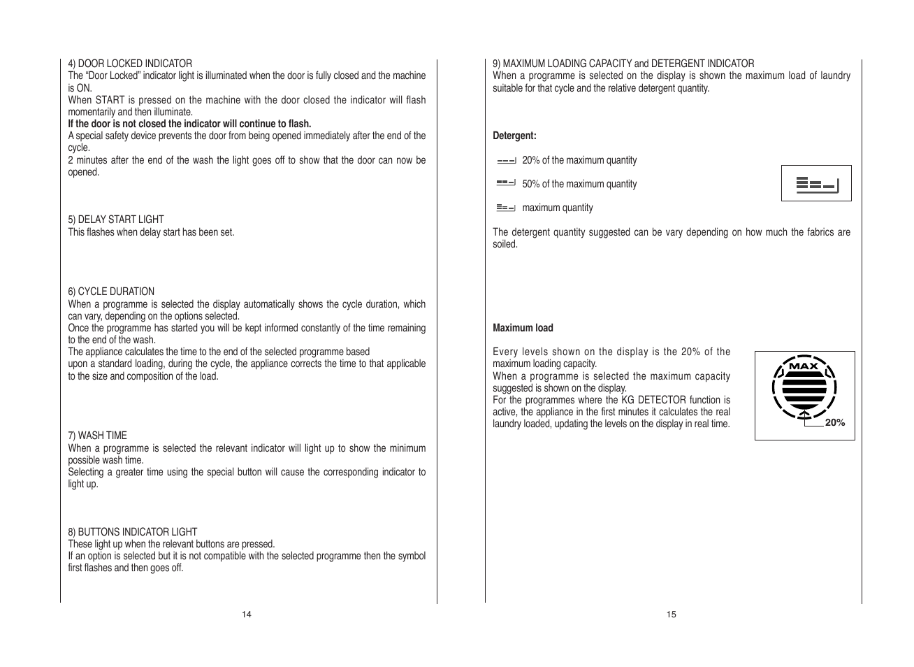 Candy GO L User Manual | Page 8 / 17