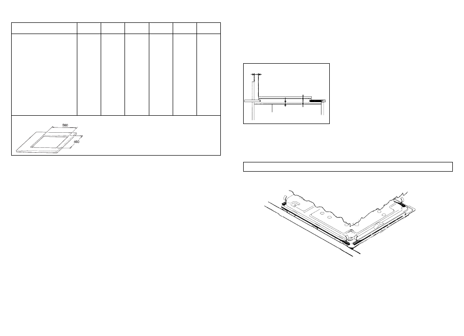 Technical characteristics, Installation | Candy P 700__1 SD X AUS User Manual | Page 2 / 7
