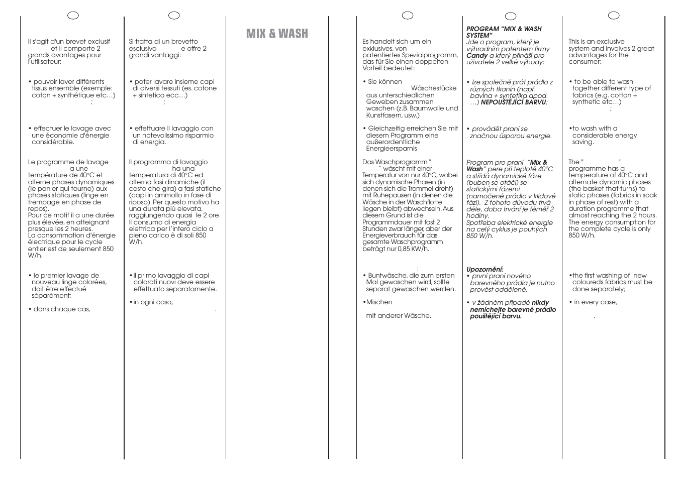 Candy GO W485D-01S User Manual | Page 33 / 53