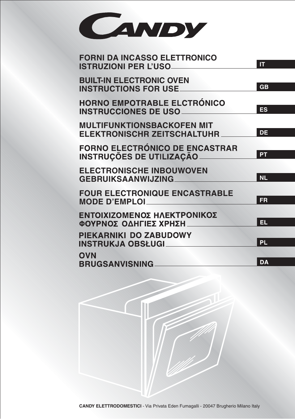 Candy FNP 827 X User Manual | 50 pages