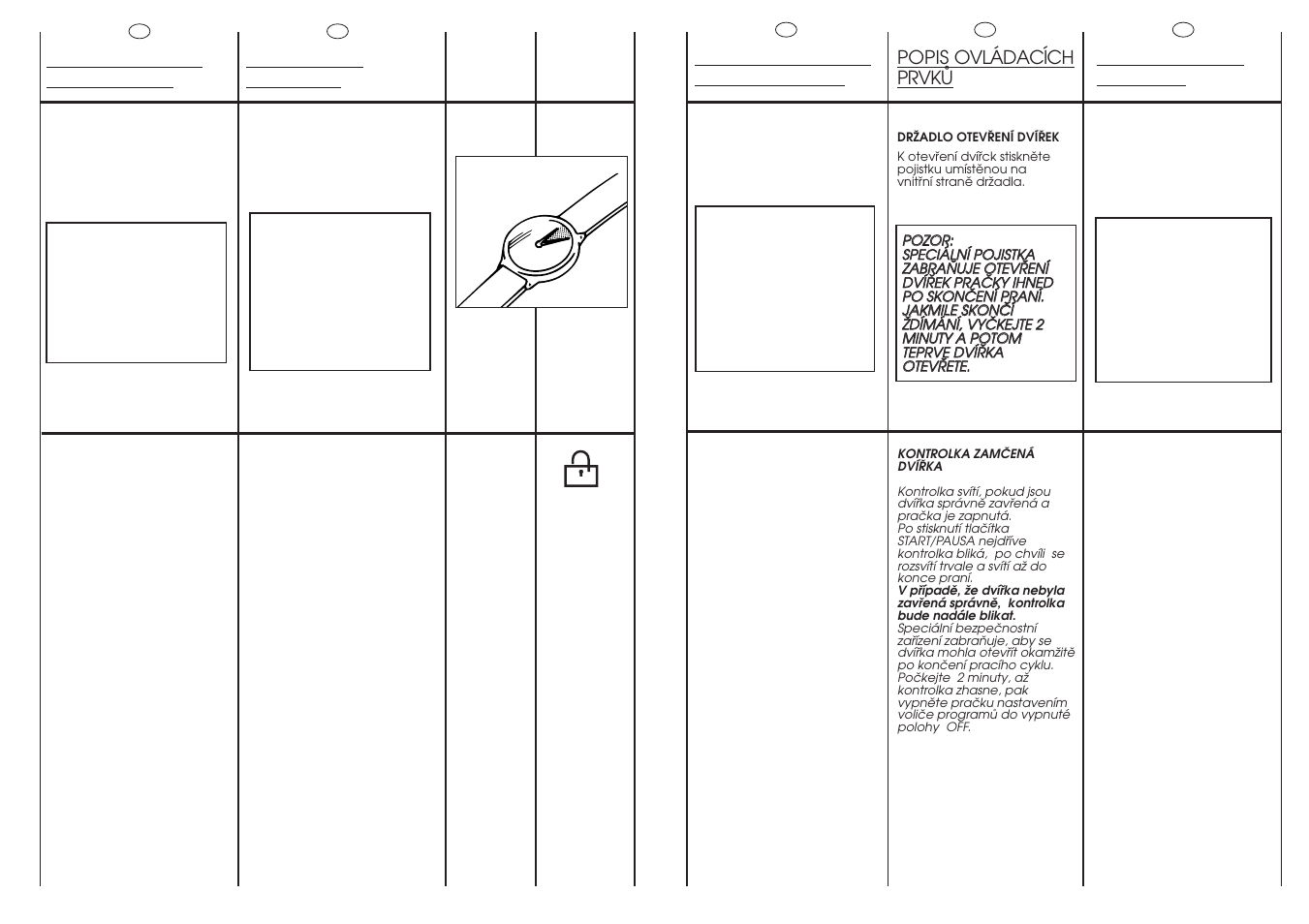 A2 min. b | Candy CMF 105 User Manual | Page 13 / 41