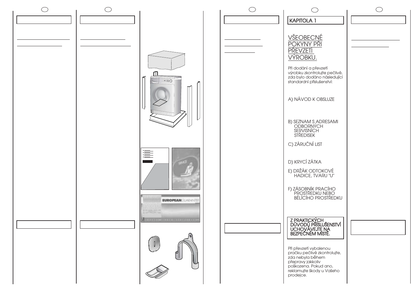 Ed a b c | Candy CMF 105 User Manual | Page 4 / 41