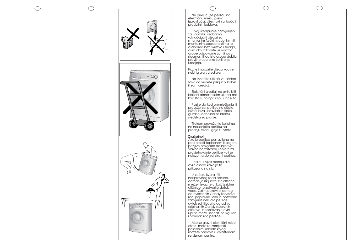 Candy CM F085-03S User Manual | Page 7 / 41