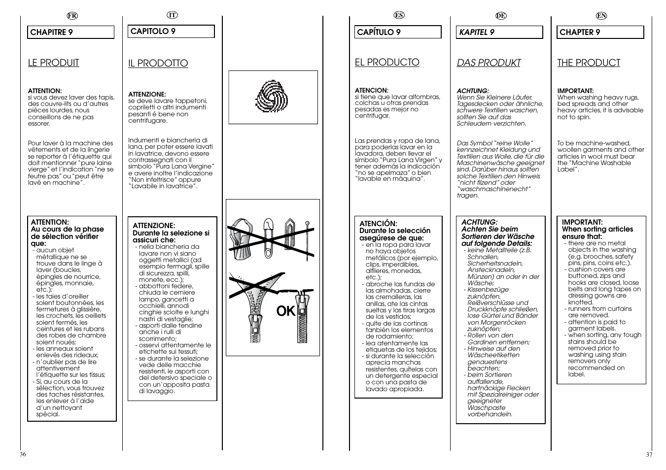 Le produit, Das produkt, The product | Il prodotto, El producto | Candy ICL 80 T User Manual | Page 19 / 33