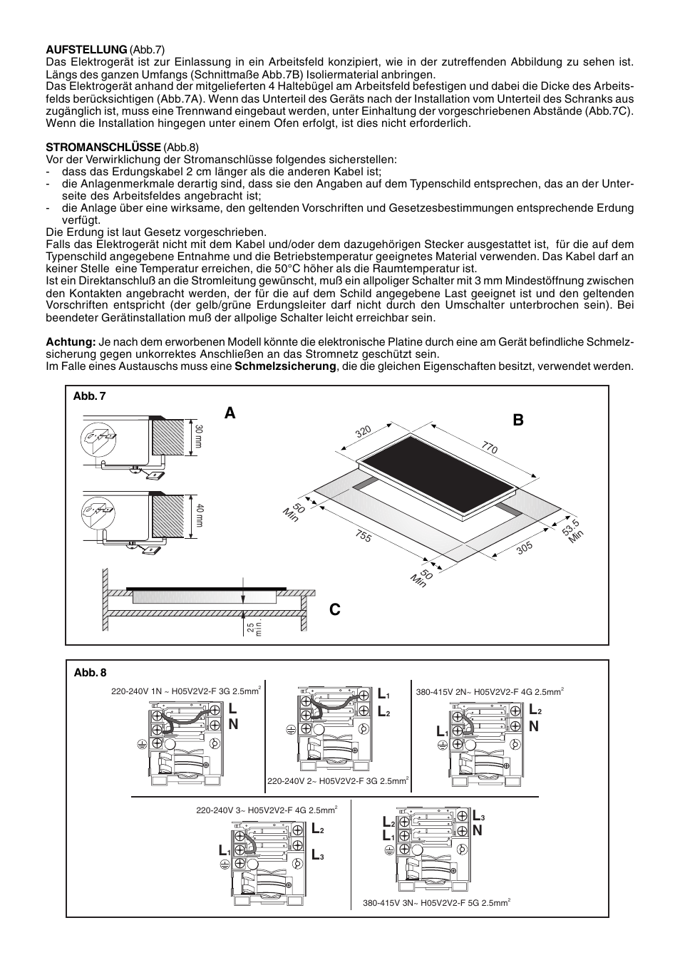 Ab c | Candy PC PVD 830 N User Manual | Page 18 / 32