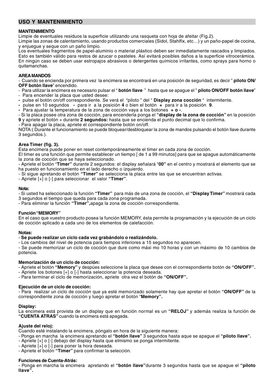 Candy PC PVD 830 N User Manual | Page 23 / 32