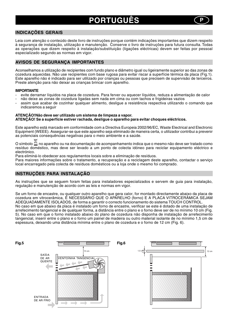 Português | Candy PC PVD 830 N User Manual | Page 25 / 32