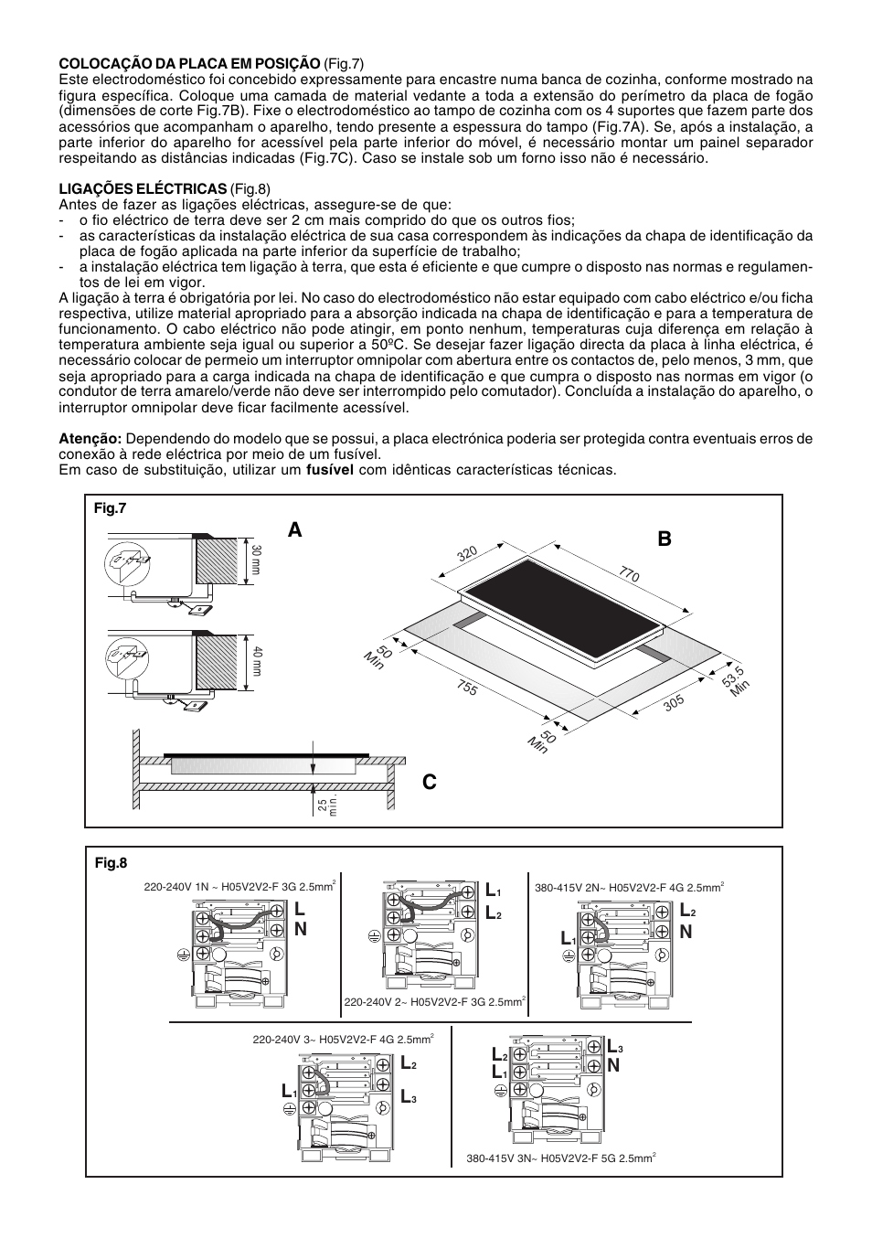 Ab c | Candy PC PVD 830 N User Manual | Page 26 / 32