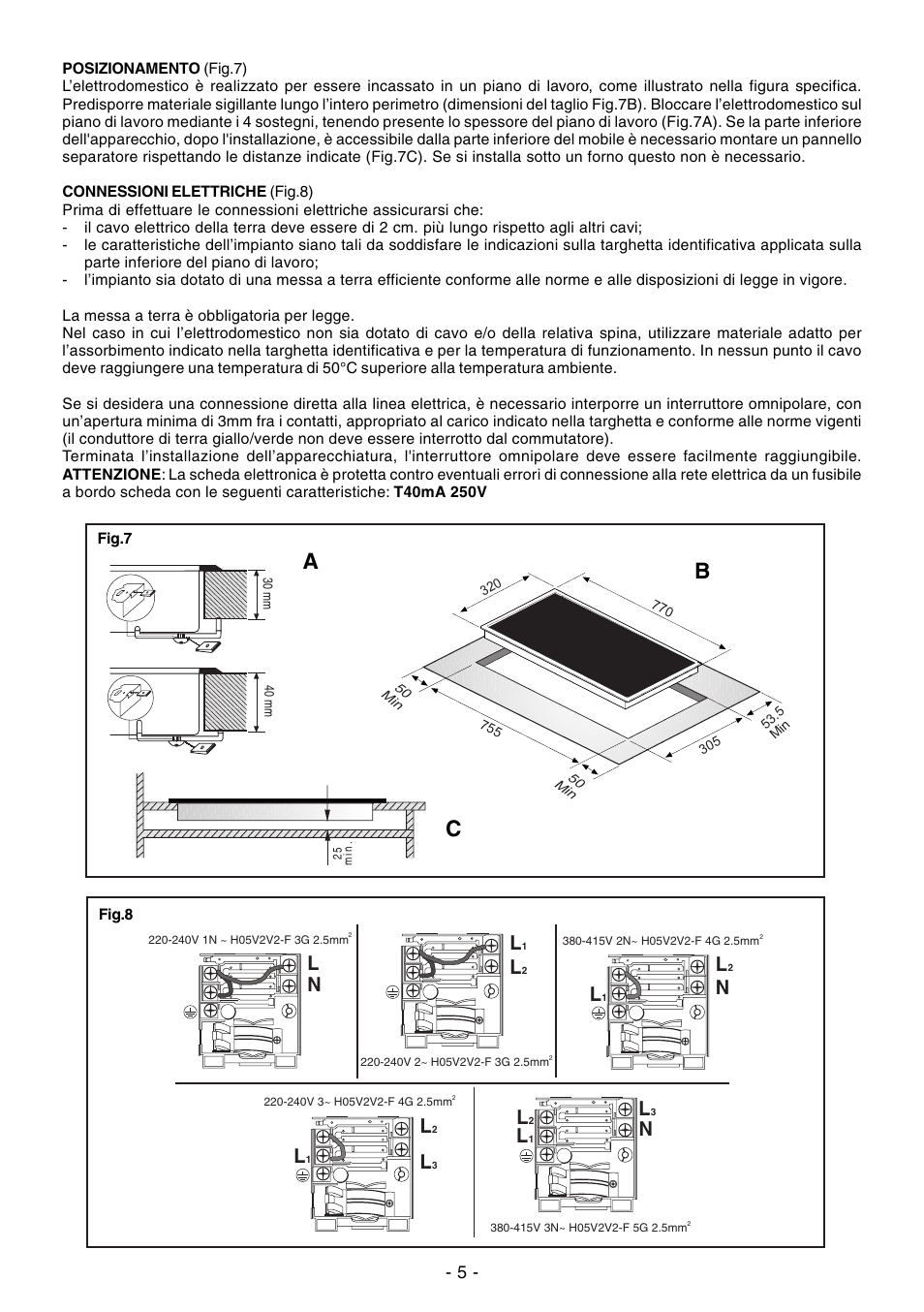 Ab c | Candy PC PVD 830 N User Manual | Page 5 / 32