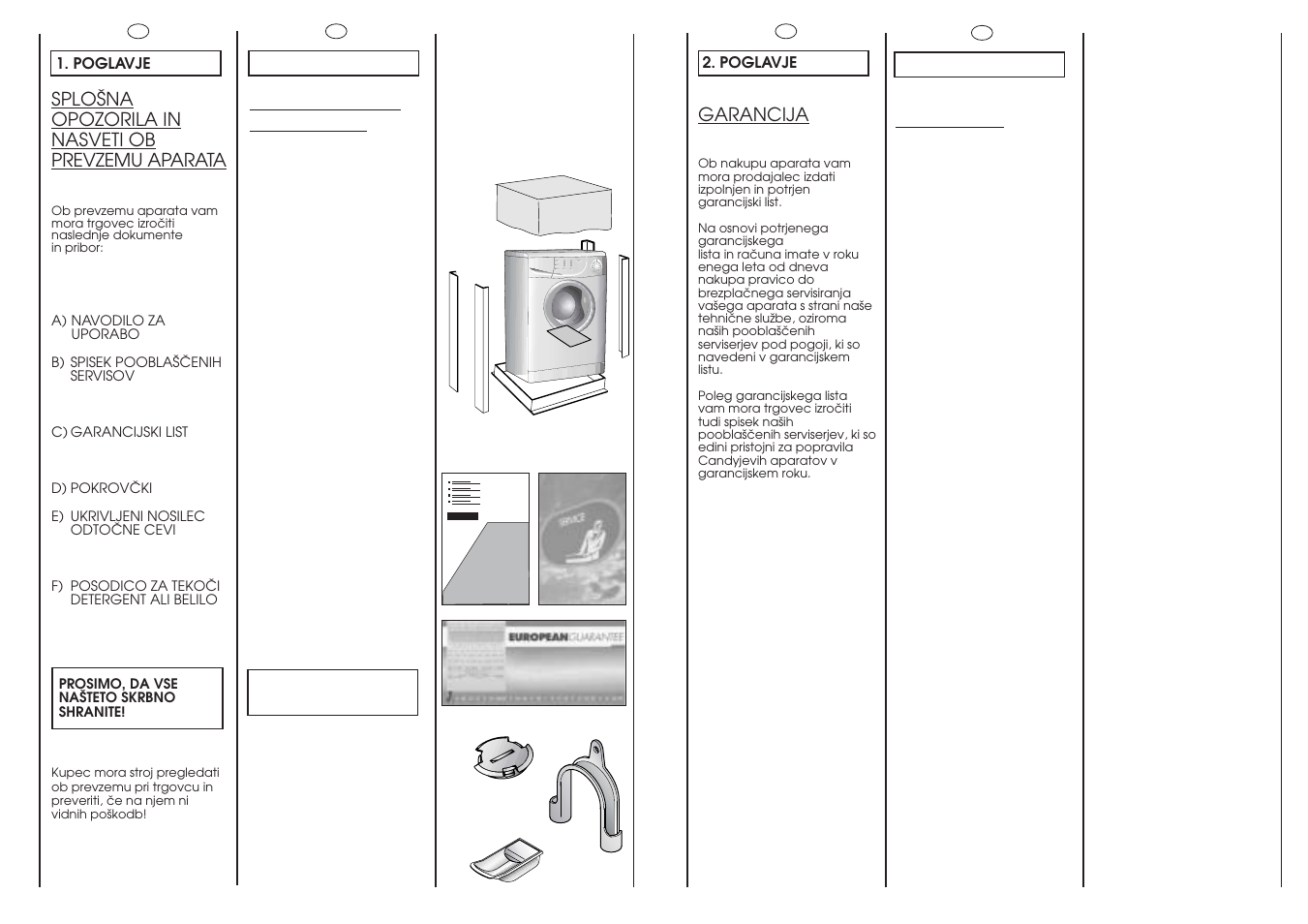 Candy CLD135-86S User Manual | Page 3 / 25