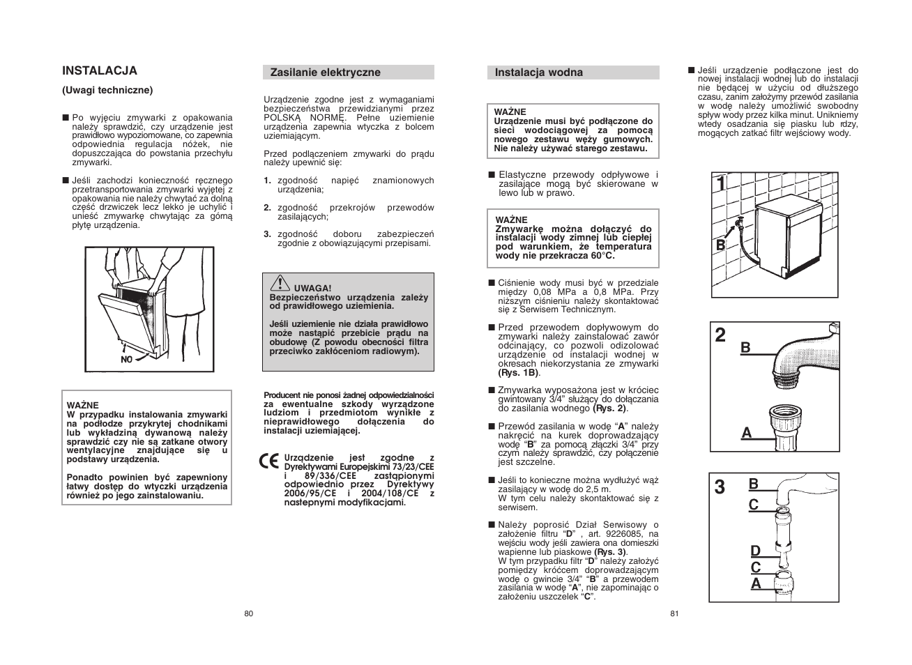 Candy CDI 5012E10 User Manual | Page 41 / 69