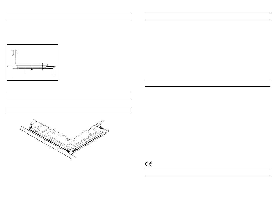 Installation, For u.k. only, Applying the sealant | Electrical connection, Gas connection, Instructions for the installer | Candy PR 2250 GH User Manual | Page 18 / 27