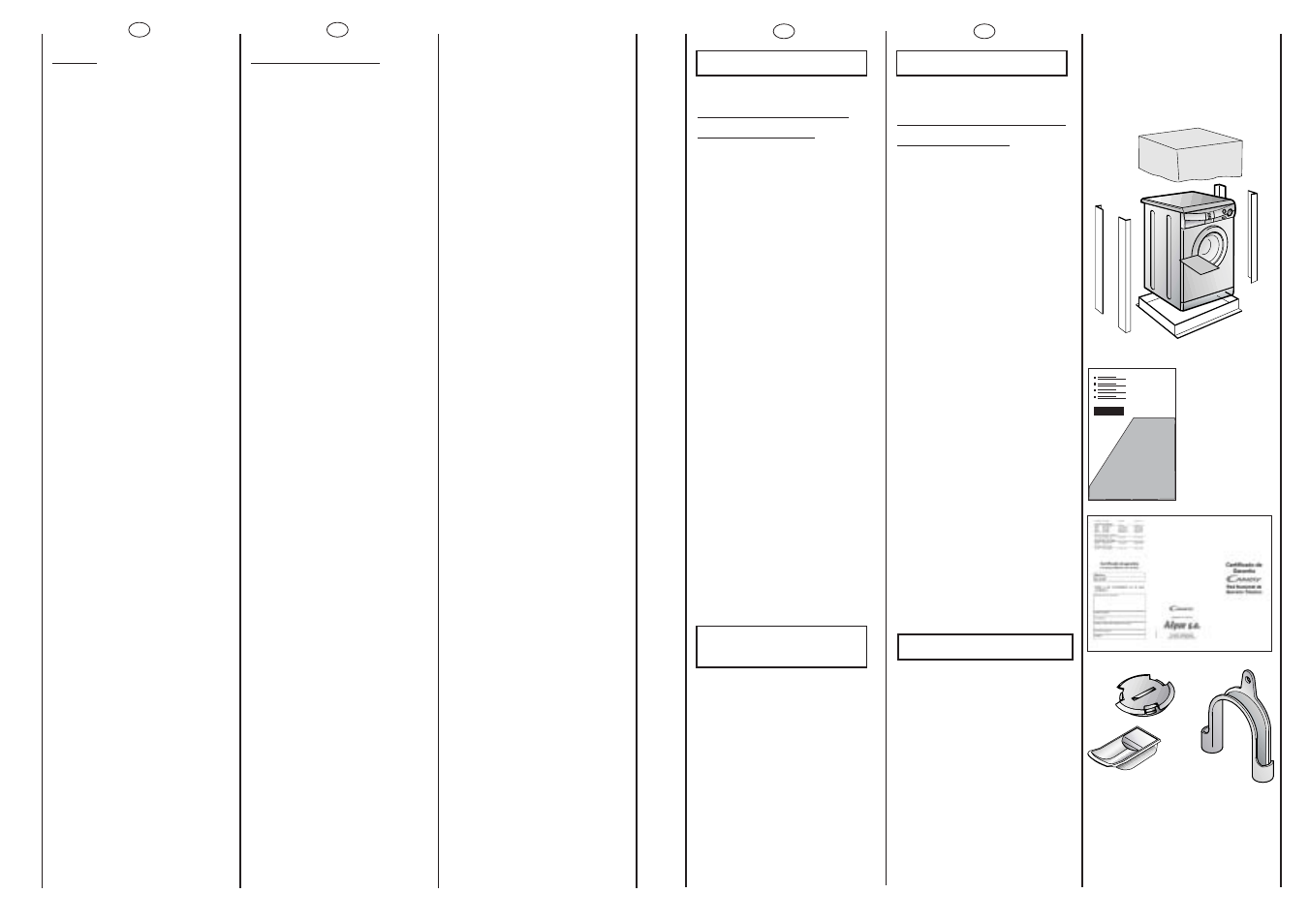 De c | Candy CNE103T-04S User Manual | Page 2 / 17