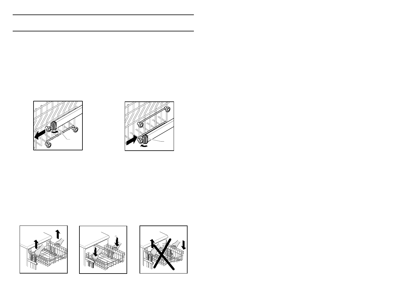 Einordnen des geschirrs, Einstellung der höhe des oberen geschirrkorbes | Candy LS CDW 481 M User Manual | Page 37 / 77