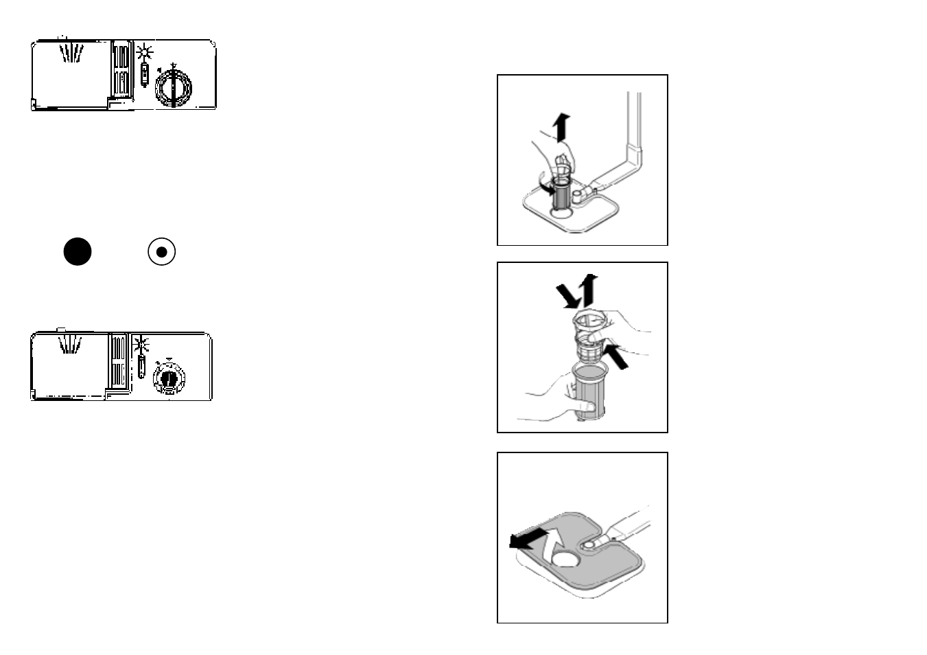 Limpieza del filtro | Candy LS CDW 481 M User Manual | Page 51 / 77