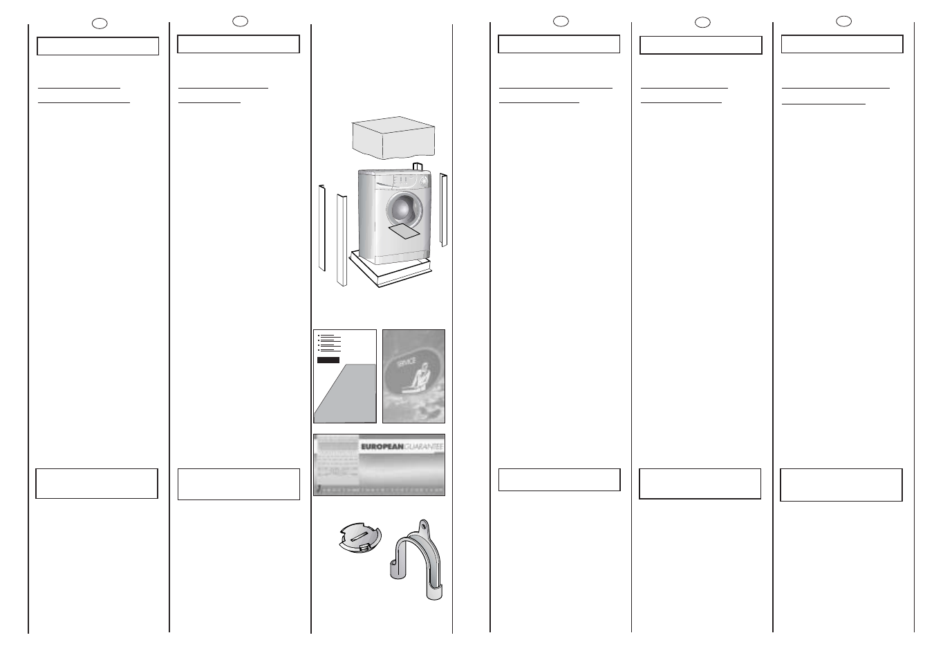 Ed a b c | Candy CMD 146-86S User Manual | Page 4 / 49
