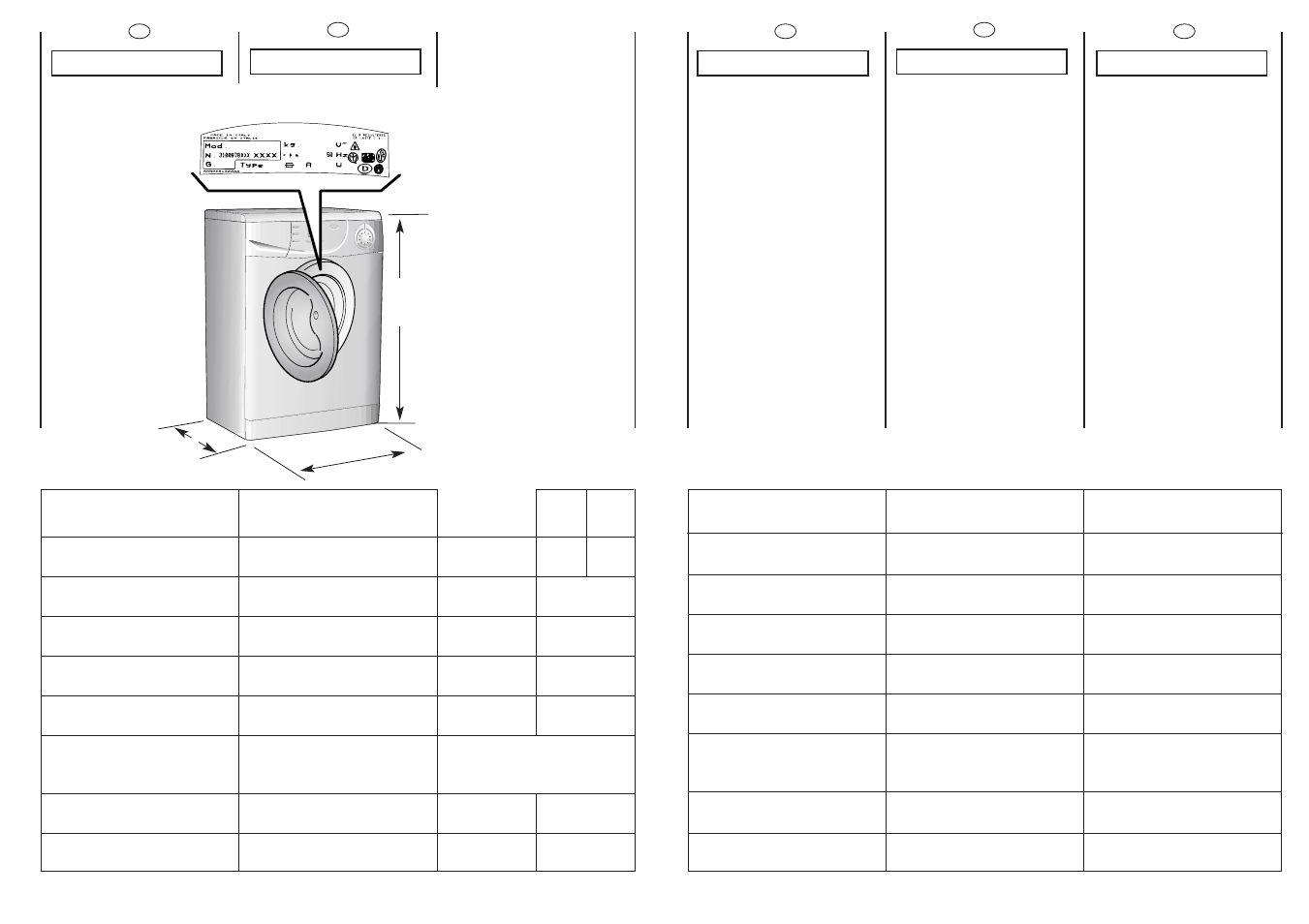 Candy CMD 146-86S User Manual | Page 8 / 49