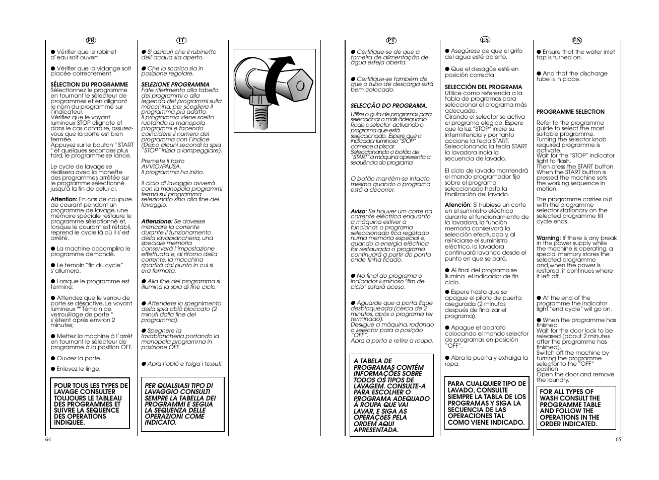 Candy CWB 1307__L-S User Manual | Page 33 / 41