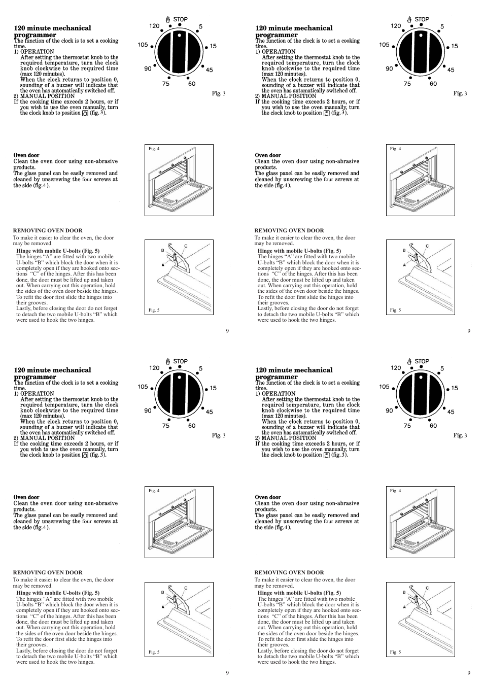 Candy FP 319 X User Manual | Page 11 / 90