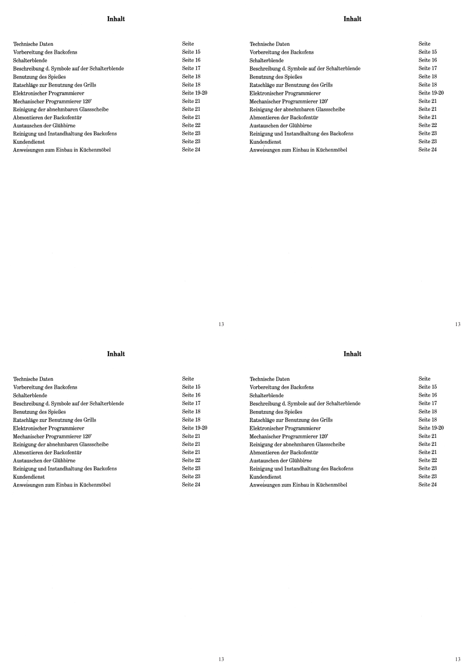 Candy FP 319 X User Manual | Page 15 / 90