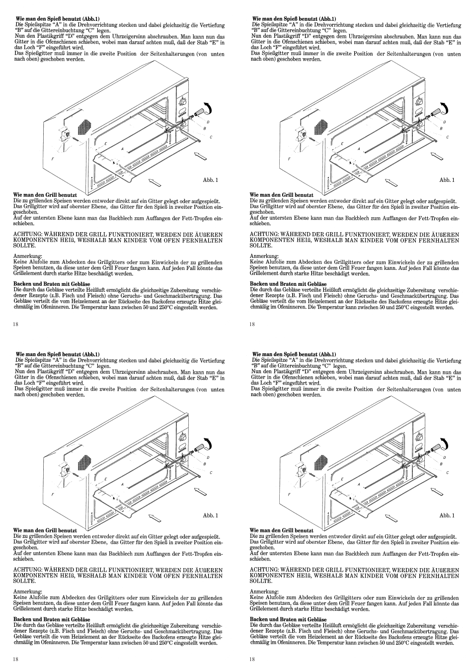 Candy FP 319 X User Manual | Page 20 / 90