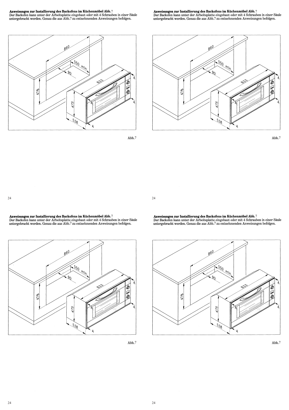 Candy FP 319 X User Manual | Page 26 / 90