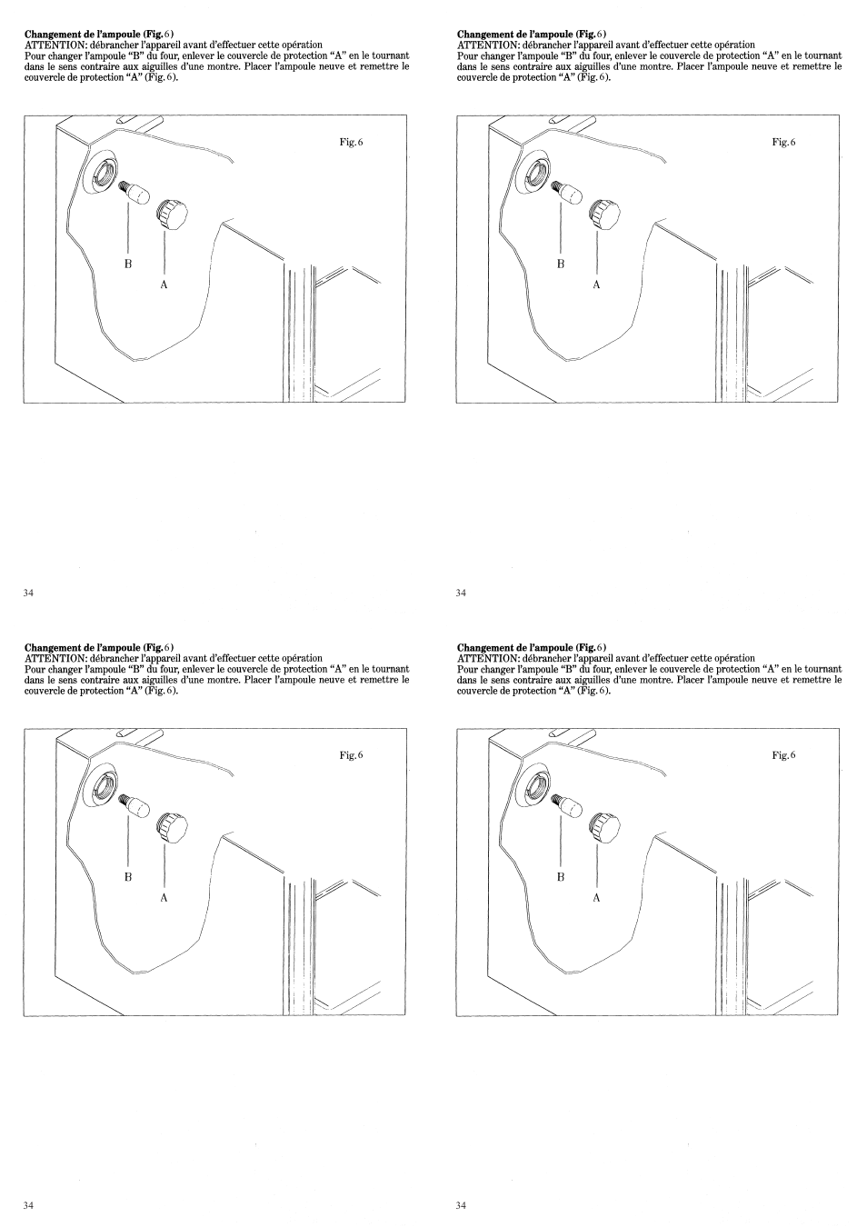 Candy FP 319 X User Manual | Page 36 / 90