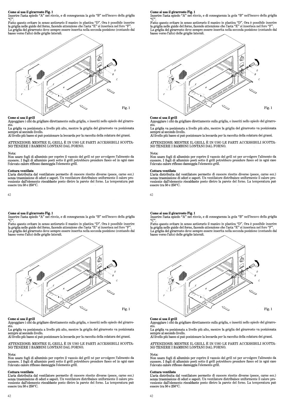 Candy FP 319 X User Manual | Page 44 / 90