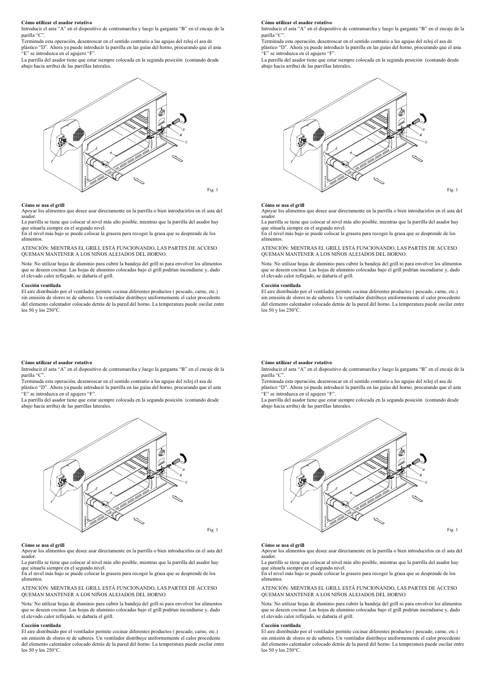 Candy FP 319 X User Manual | Page 55 / 90