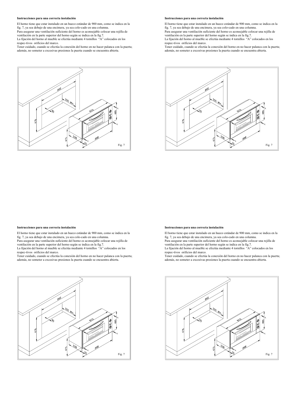 Candy FP 319 X User Manual | Page 61 / 90