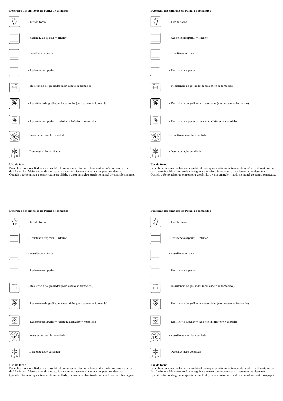 Candy FP 319 X User Manual | Page 65 / 90