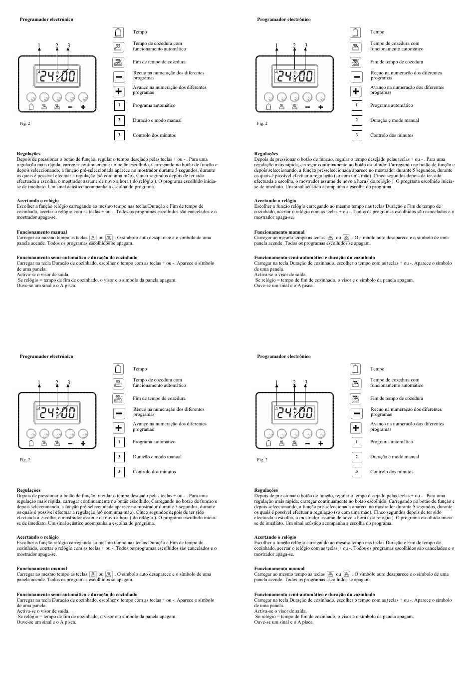 Candy FP 319 X User Manual | Page 67 / 90