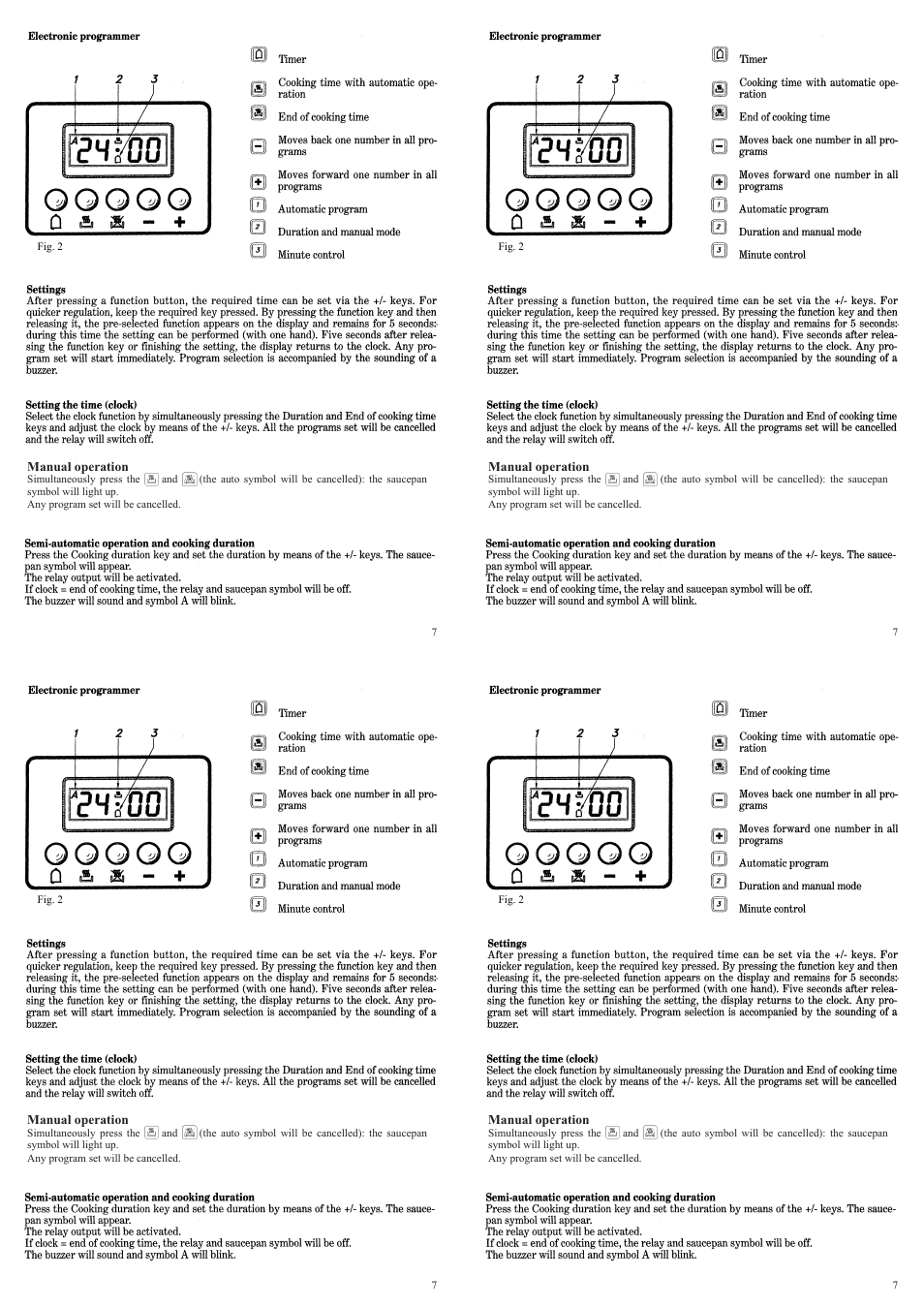 Candy FP 319 X User Manual | Page 9 / 90