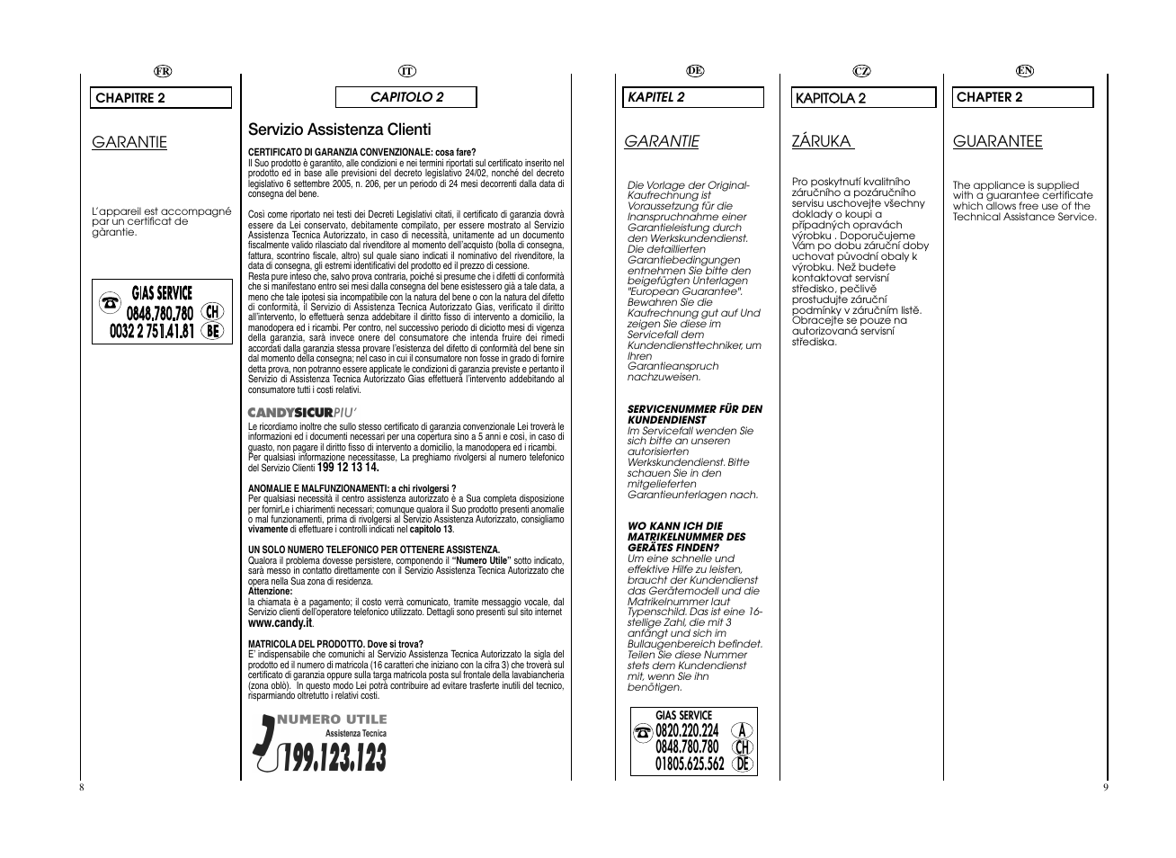 Candy EVO 1493DW-S User Manual | Page 5 / 41