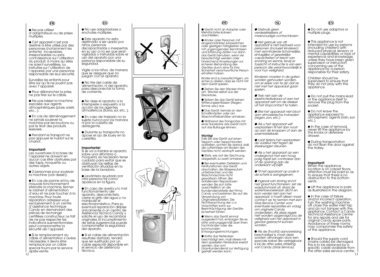 Candy CO 126F__L1-S User Manual | Page 7 / 41