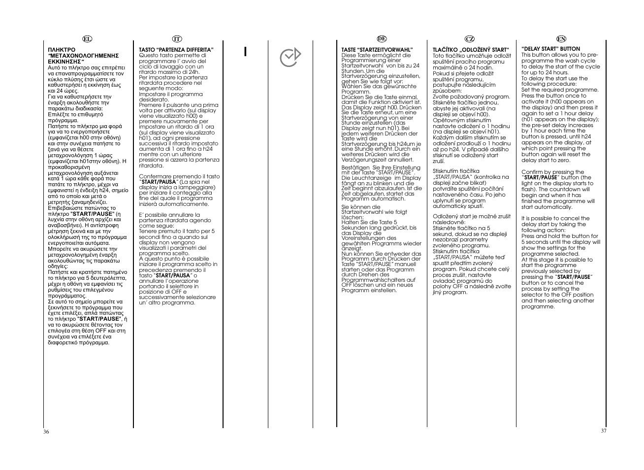Candy GO W496D-01S User Manual | Page 19 / 53