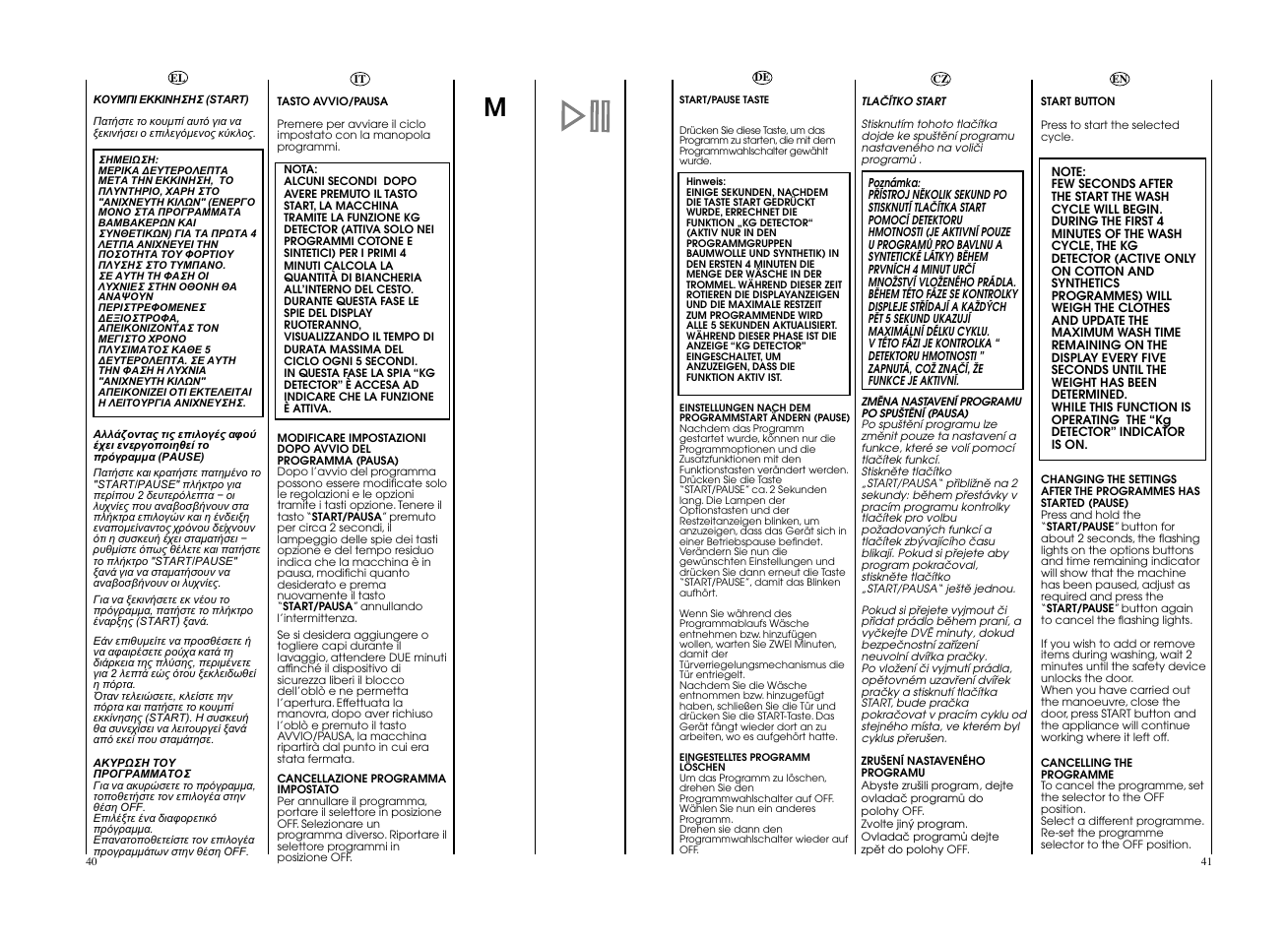 Candy GO W496D-01S User Manual | Page 21 / 53