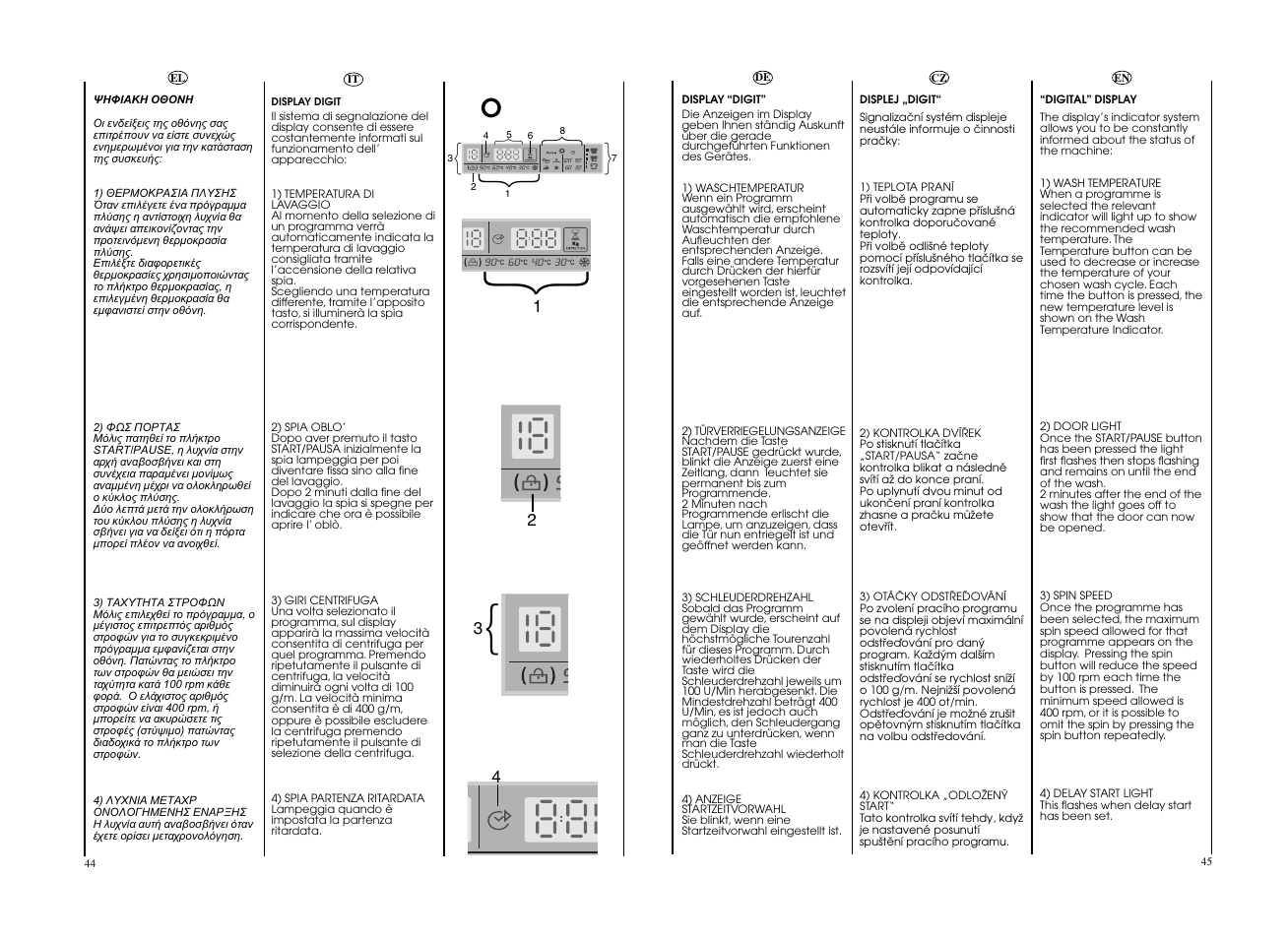 Candy GO W496D-01S User Manual | Page 23 / 53